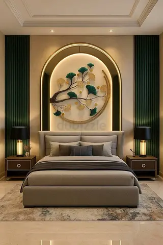 Elegant Modern light gray 160*200 queen size bed