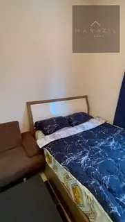 Furnished one-bedroom apartment with a living room, clean and tidy finishing ✨