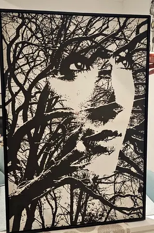 Framed Artistic Portrait with Nature Theme - 250 AED for both - 140 AED / each