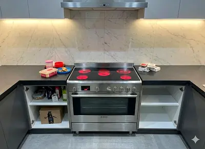 Bosch 5 Hobs Ceramic Electric Cooker 90/60cm model  НСВ738356М