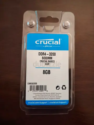Crucial 8GB DDR4-3200