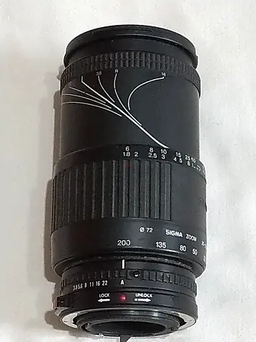Sigma 28-200mm for Canon FD mount lens