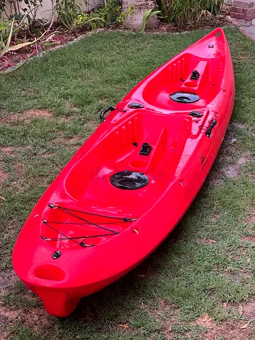 Red 2 seater sea kayak for sale