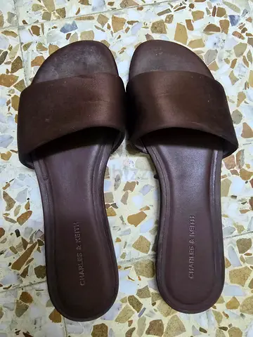 Brown Slide Sandals