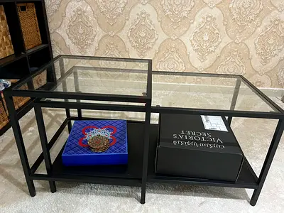 Stylish Glass Top Coffee Table