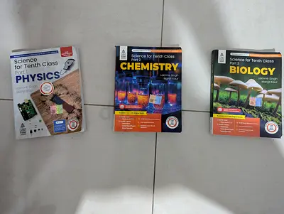 Science Guides for Class 10 CBSE. Physics, Biology, Chemistry.