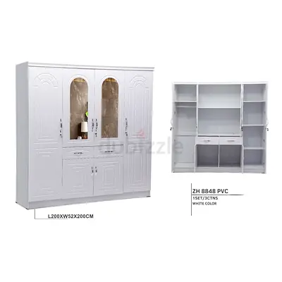 Stylish White Storage Cabinet