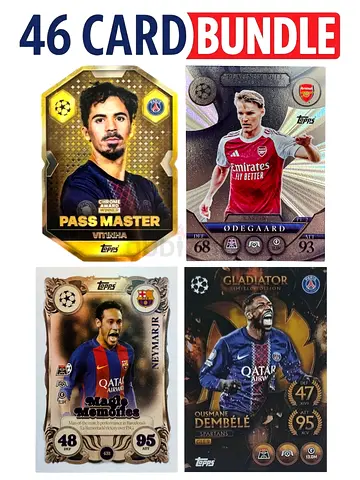 Match Attax 25/26 – Bundle 46 Cards: Dembele, Odegaard