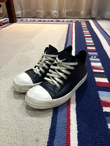 Rick Owens Low Top Sneakers / Ramones Size 42