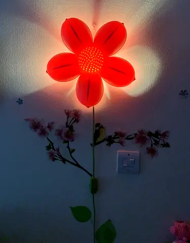 IKEA Pink Flower lamp