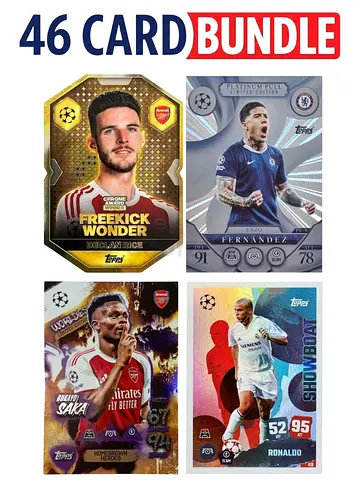 Match Attax 25/26 – Bundle 46 Cards: Ronaldo, Rice