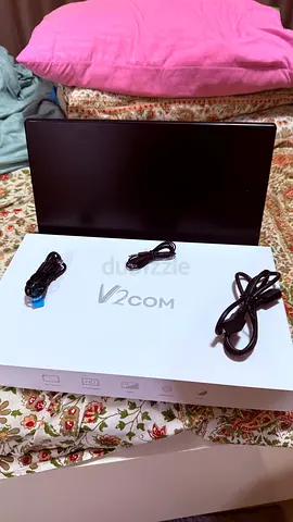 V2COM 15.6 Inch Portable Monitor, 1080P
Full HD Display, Ultra-Slim USB-C  Mini HDMI External Monit
