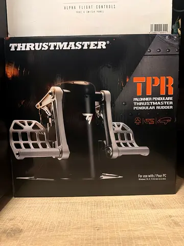 New Thrustmaster pendular rudder peddals