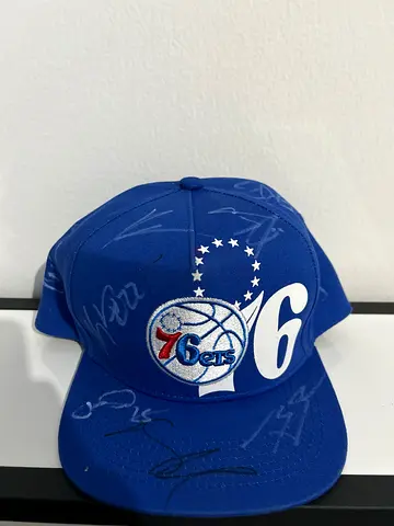 Signed Philadelphia 76ers Cap