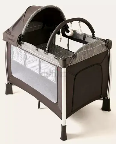 Brand New Giggles Bedford Baby Travel Cot with Canopy  Toys (Original Box)