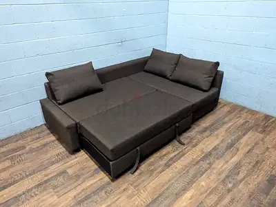 Stylish Convertible Sofa Bed with Cushions