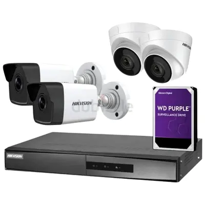 Hikvision Surveillance Camera System with WD Drive