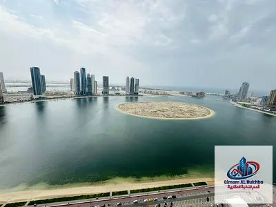 اطلالة بحرية _ باركينج مجانا _ مساحة كبيرة _ جيم ومسبح مجانا _ غرفه خادمة ماستر _ استور _ على مخرج دبي