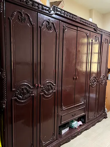 Elegant Antique Wardrobe large size