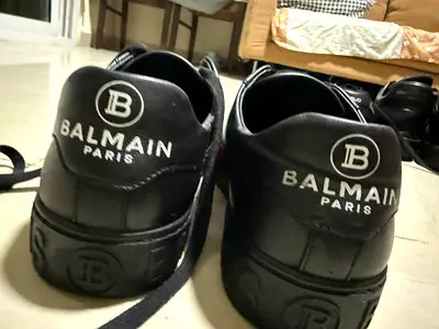 Balmain Paris Black Sneakers Original