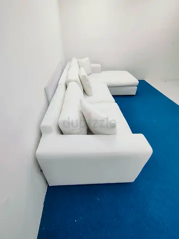 Marina Homes Lshape sofa for sale white color