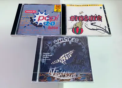 3 Erasure Music CD’s