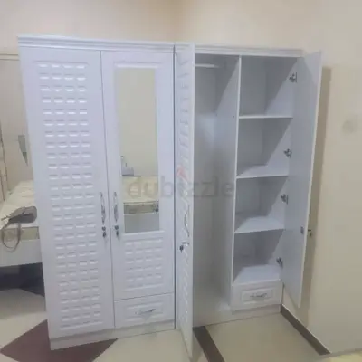 Stylish White Wardrobe with Ample Storage