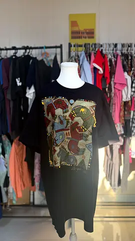 Vintage MJ Grant 1992 Art Jerzees Graphic tshirt