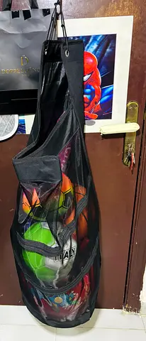 90 AED - Hanging Sports/Ball Storage with free balls