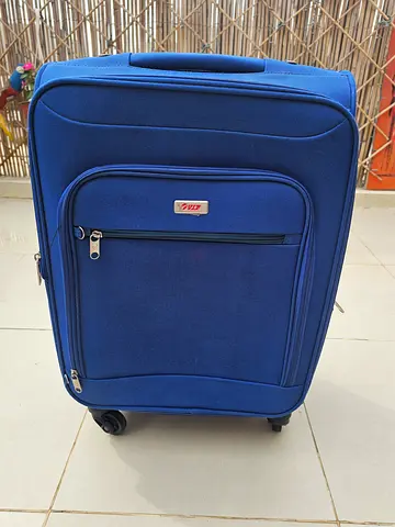 Blue Rolling Luggage