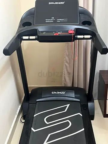 Sparnod Treadmill - Foldable Motorized Walking/Running Machine for Home Use