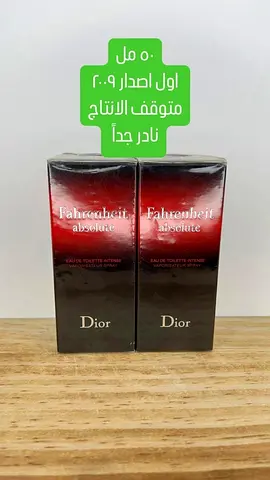 Vintage Dior Fahrenheit Absolute Perfume batch 2009 EDT intense 50ML men fragrance discontinued