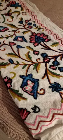 Hand embroidered kashmir