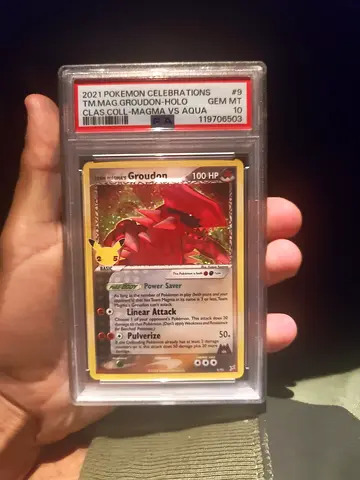 ULTRA RARE TEAM MAGMAS GROUDON HOLO IN A PERFECT PSA 10 (NEGOTIATING ACCEPTED)