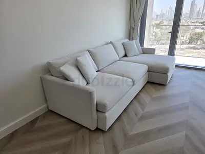 Crate and barrel L shape sofa