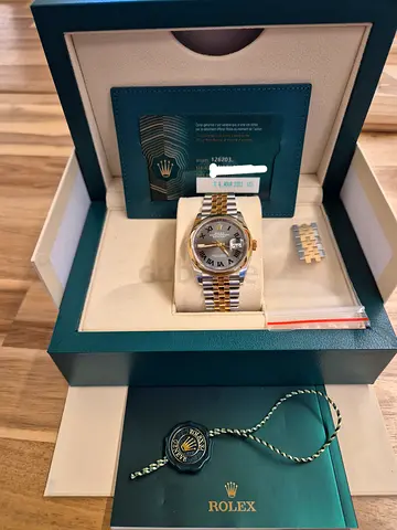 Rolex 36mm Datejust Mens Watch