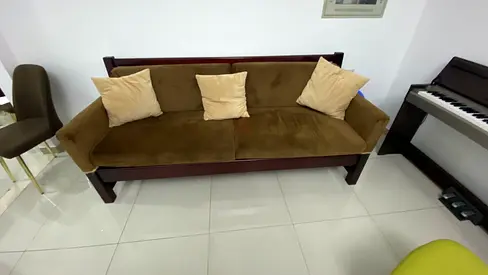 Comfortable Brown Sofa