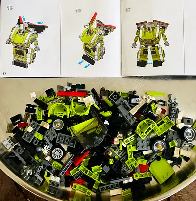 Lego transformax car and robot