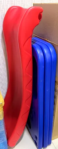 Colorful Indoor Playground with Slide and Swings