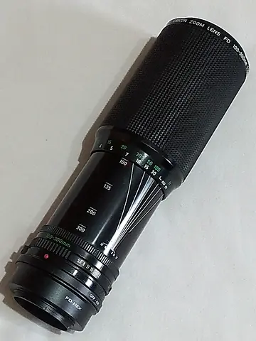 CANON 100-300MM FD LENS WITH SONY ADAPTER