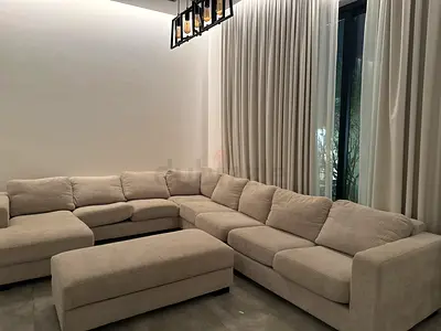 Comfortable Beige Sofa Set