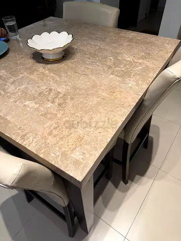Dining table with chairs