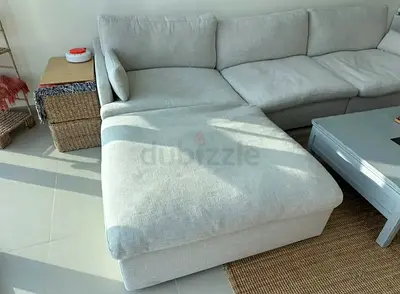Home center swin feather filled modular sofa