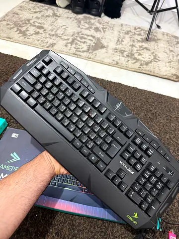 Keyboard and mouse and fan gaming