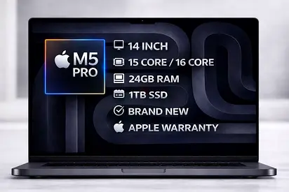 MacBook Pro M5 Pro 14” 24GB RAM 1TB SSD (15C CPU / 16C GPU)