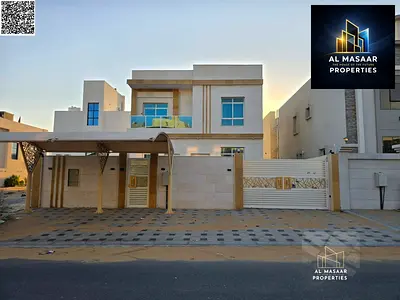 Villa in Al Zahia area, 4 rooms, including electricity, water, and air conditioning. Freehold owner