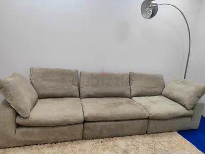Feather 🪶 filled modular 3_ piece sofa
