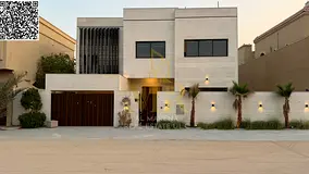 Al Rawda Villa, freehold, private swimming pool, directly opposite the mosque, electricity and water