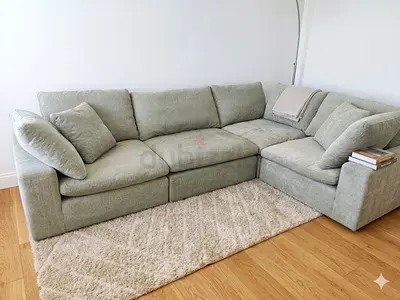 Super comfy modular feather 🪶 filled sofa