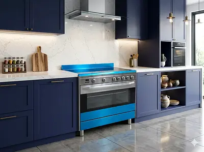 Smeg latest model electric ceramic 5 hobs cooker oven dual fan stove 90x60 cooking range kf
